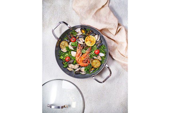 Sauté pan 160mm H 60 mm, 1.10 litres, Spring 0415666016 brigade Sauté pan 160mm H 60 mm, 1.10 litres, Spring 0415666016 brigade